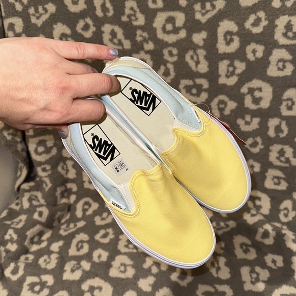 Vans Classic Slip-On (Pastel Block/Mlt/True White) Sneaker New - Picture 13 of 17